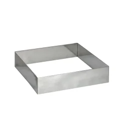 De Buyer Stainless Steel Square Pastry Ring, 20cm