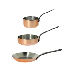 De Buyer Ultimate Induction-Compatible Copper Pan Set