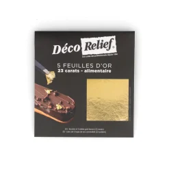 Deco Relief Edible Gold Sheets