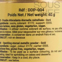 Deco Relief Gold Sparkling Metallic Powder, 40g