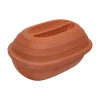 Dexam Terracotta Chicken Roaster with Lid, 21x30cm