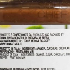 Donna Elvira Orange Chocolate and Chilli Marmalade, 210g