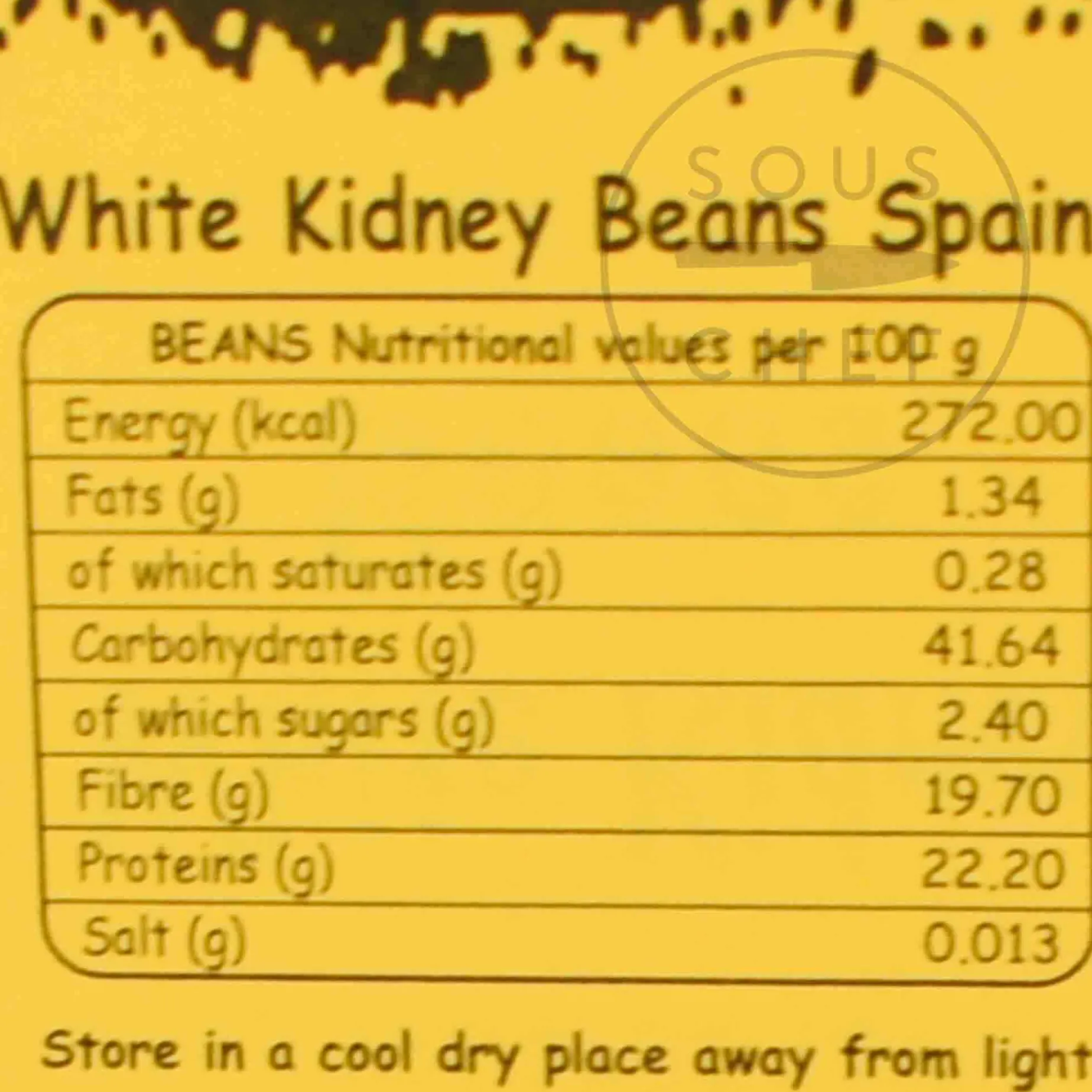 Dried Alubia Beans from Leon, 1kg