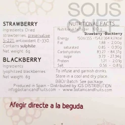 Dried Strawberries & Blackberries, 12g