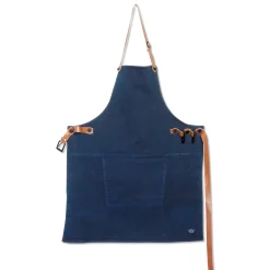 Dutchdeluxes Canvas BBQ Apron in Dark Blue