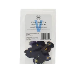 Edible Dried & Pressed Violas, 25 pieces