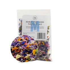 Edible Dried Mixed Flower Petals, 3g