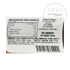 El Yucateco Habanero Red Sauce, 120ml