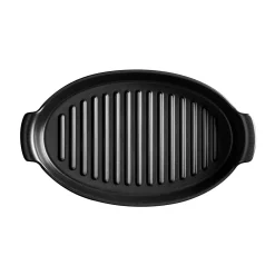 Emile Henry Limited Edition Black BBQ Griddle, 42.5x25cm