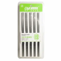 Essential Stainless Steel Chopsticks, 5 Pairs