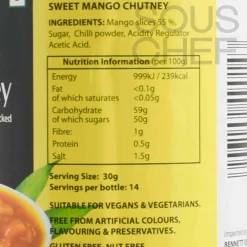 Ferns' Sweet Mango Chutney, 440g