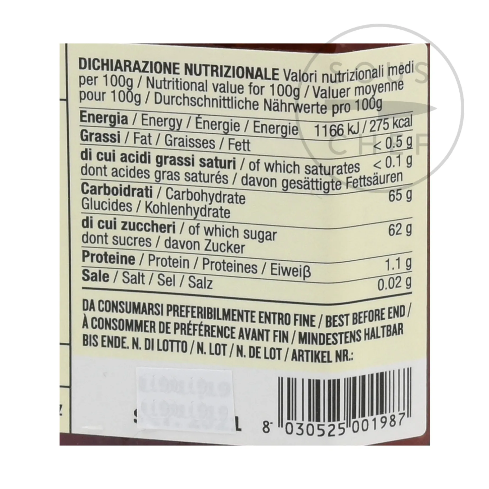 Fiasconaro Orange Marmalade, 360g