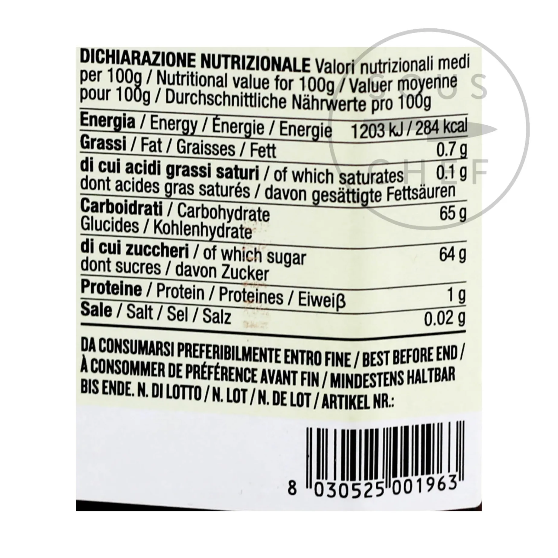 Fiasconaro Prickly Pear Jam, 360g