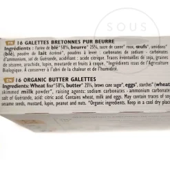 Filet Bleu Organic Butter Galette, 130g