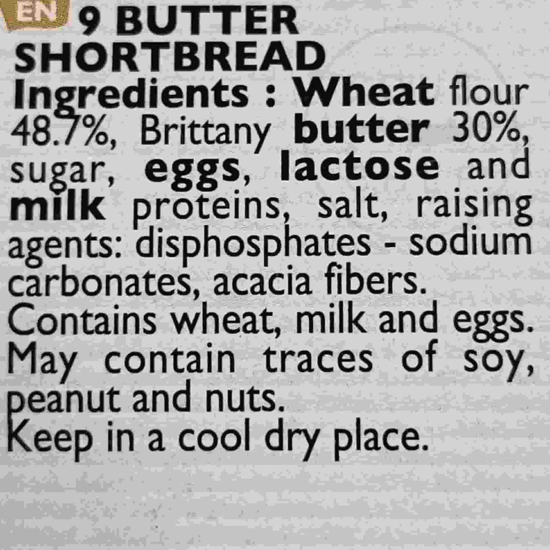 Filet Bleu Traditional Shortbread, 115g