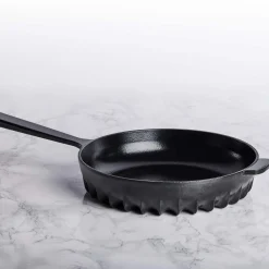 FIREUP Black Cast Iron Frying Pan, 26cm