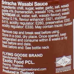 Flying Goose Sriracha Wasabi, 200ml