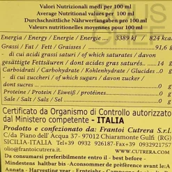 Frantoi Cutrera Primo PDO Monti Iblei Extra Virgin Olive Oil