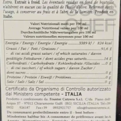 Frantoi Cutrera Sicilian PGI Extra Virgin Olive Oil