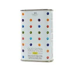Frantoio Muraglia Extra Virgin Olive Oil in Polka Dot Tin, 250ml