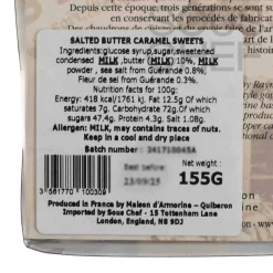 French Salted Butter Caramel Tray, 155g