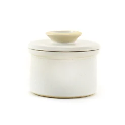 French Style Stoneware Butter Pot