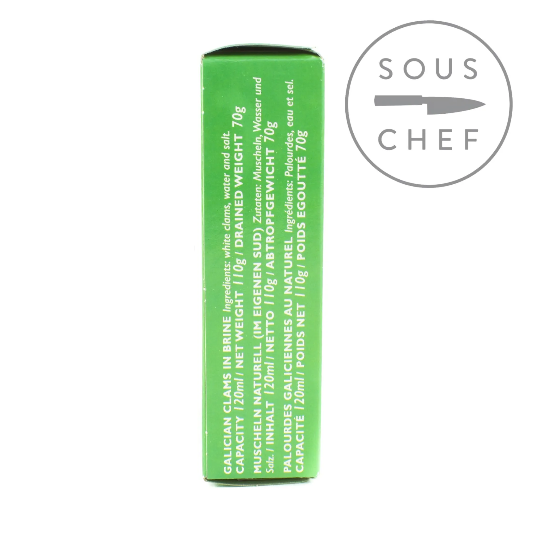 Galician Clams in Brine, 110g