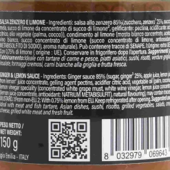 Ginger and Lemon Gourmet Spread, 150g