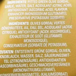 Gordal Olives with Garlic, 580ml