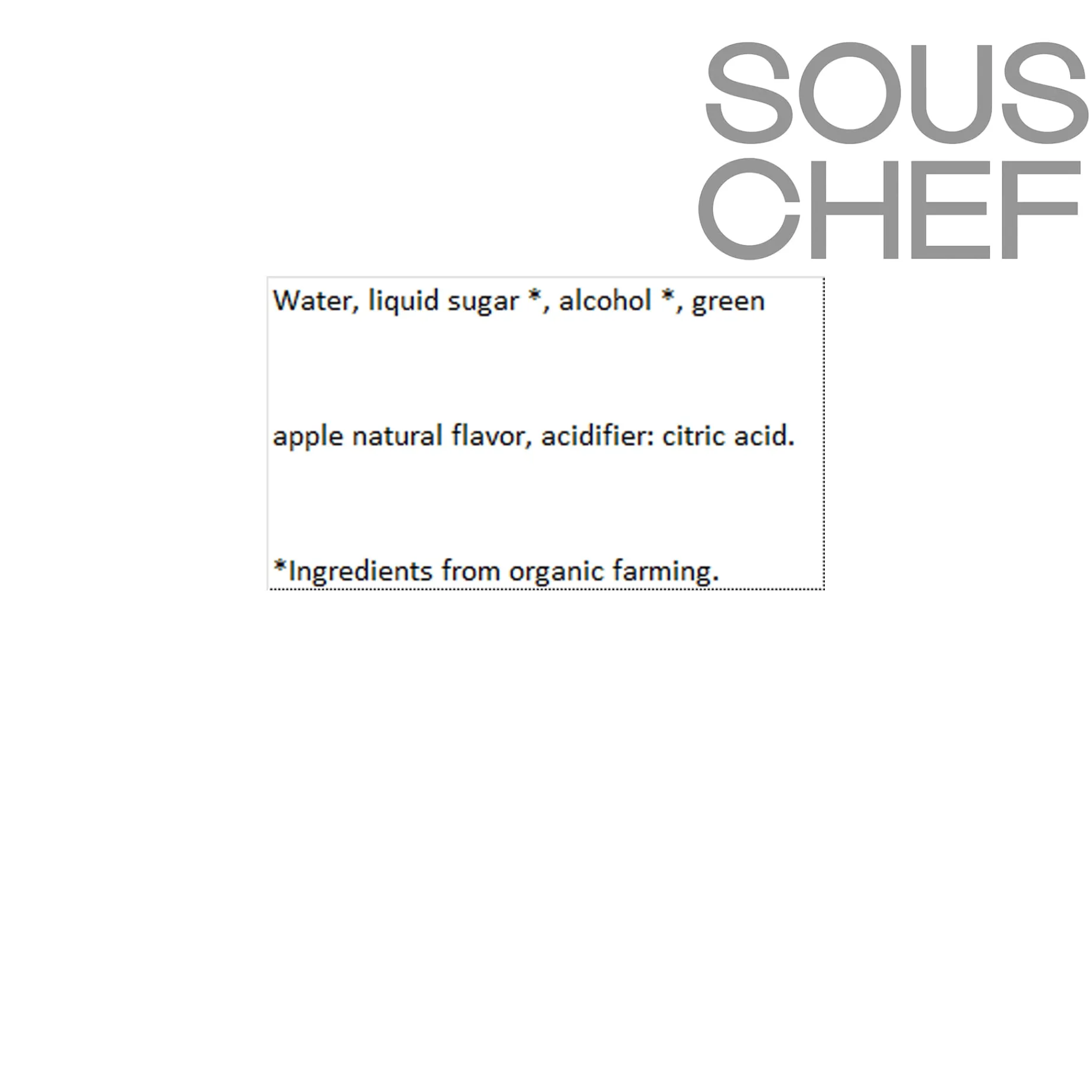 Grand Rubren Organic Manzana Green Apple Liqueur 15V, 700ml