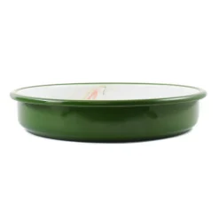 Green Marble Enamel Round Roasting & Serving Dish, 28cm