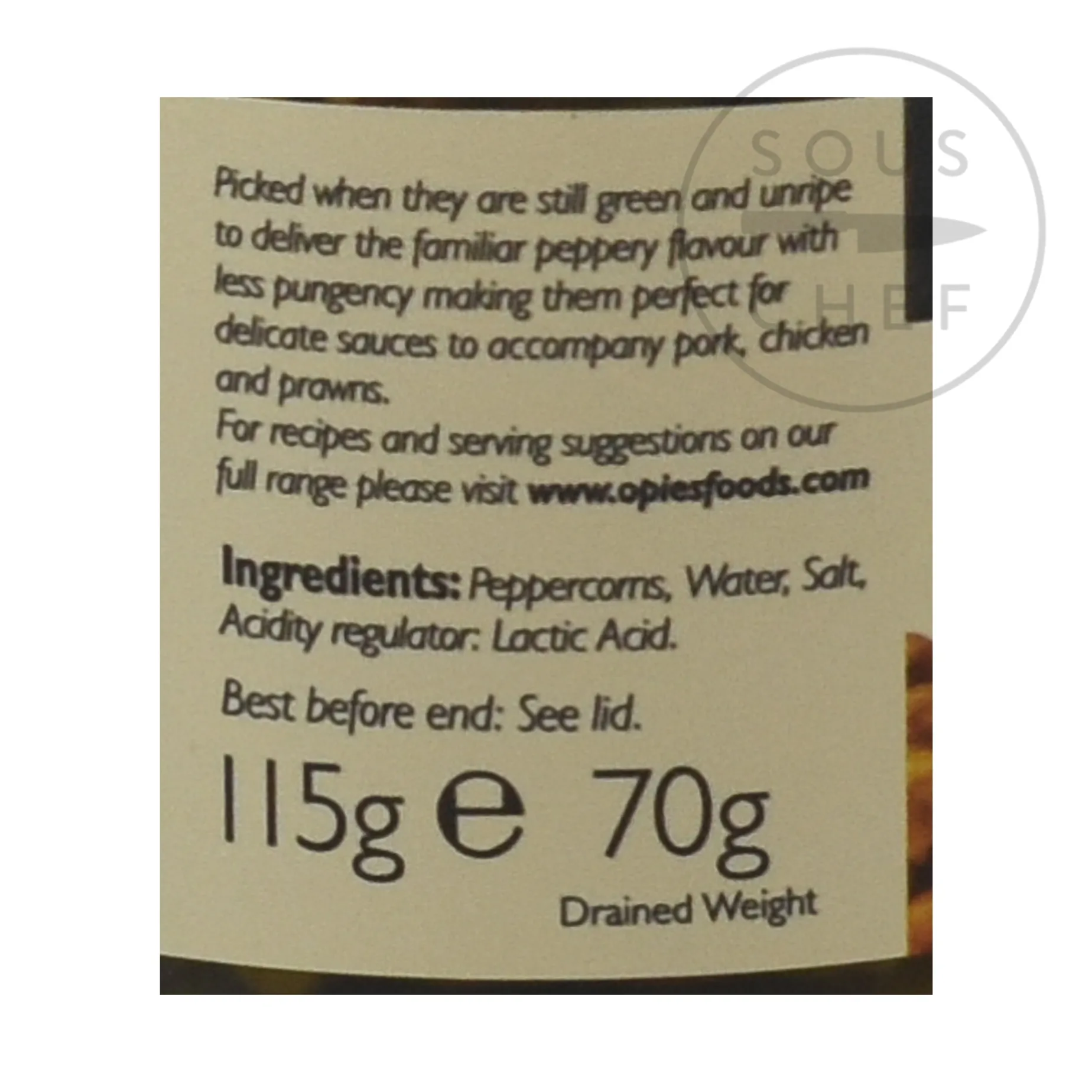 Green Peppercorns in Brine