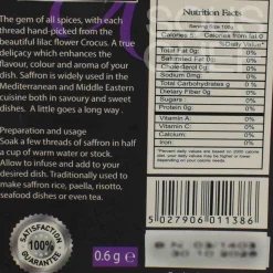 Greenfields Saffron, 0.6g