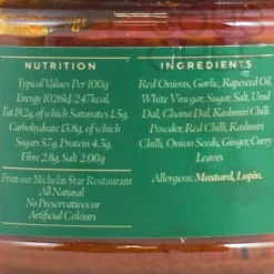 Gymkhana Tandoori Onion Chutney, 220ml