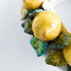 Handmade Tuscan Lemon Bowl, 35cm