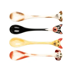 Hannah Turner Set of 4 Dog Spoons, 15cm