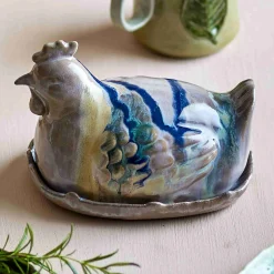 Heni Rooster Butter Dish