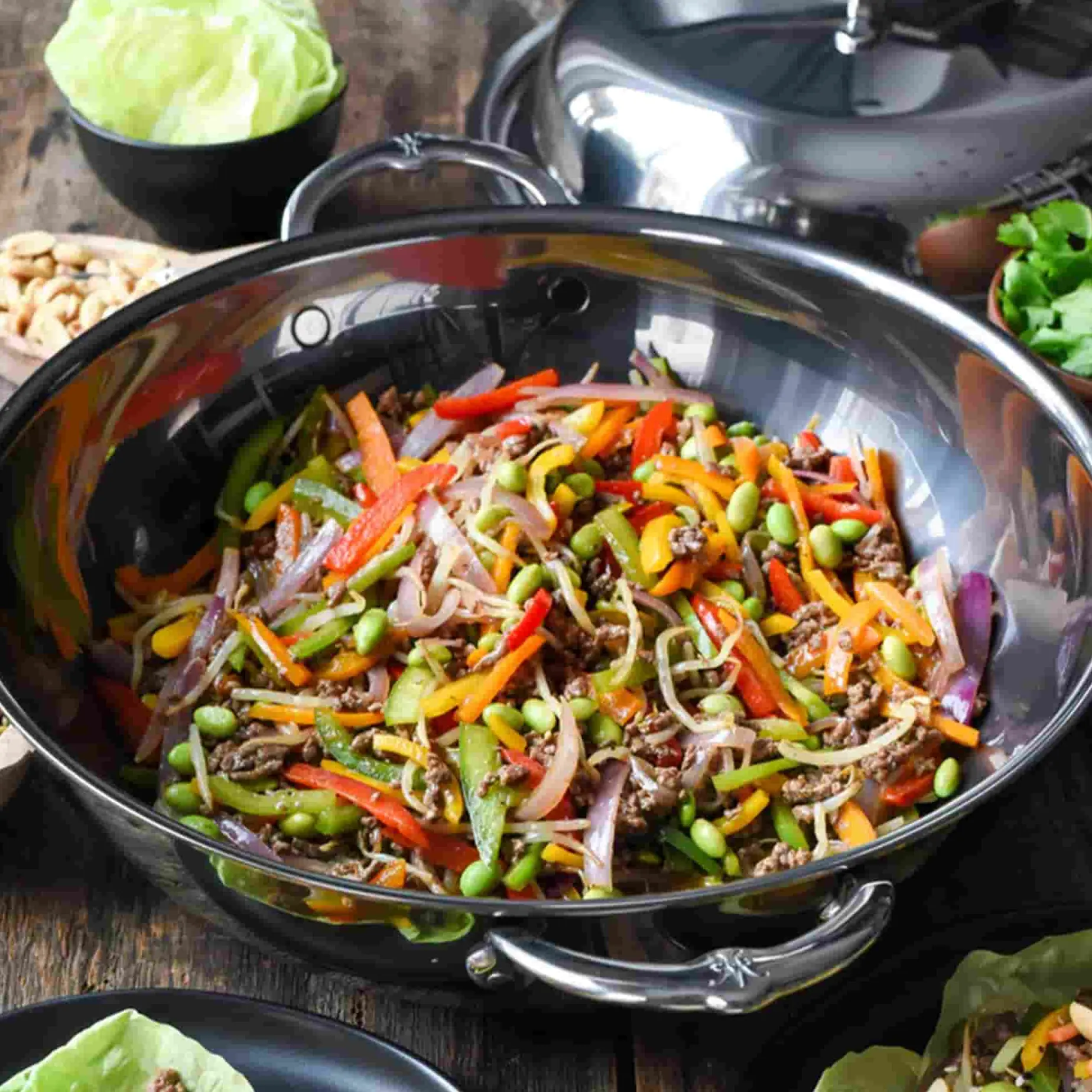 Hestan Nanobond Wok with Lid, 36cm