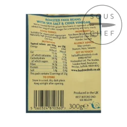 Hodmedod's Salt & Vinegar Roasted Fava Beans, 300g