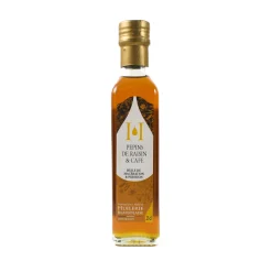 Huilerie Beaujolaise Virgin Grapeseed Oil with Coffee Beans, 250ml