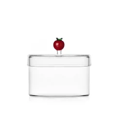 Ichendorf Milano Tomato Snack Jar with Lid, 12cm
