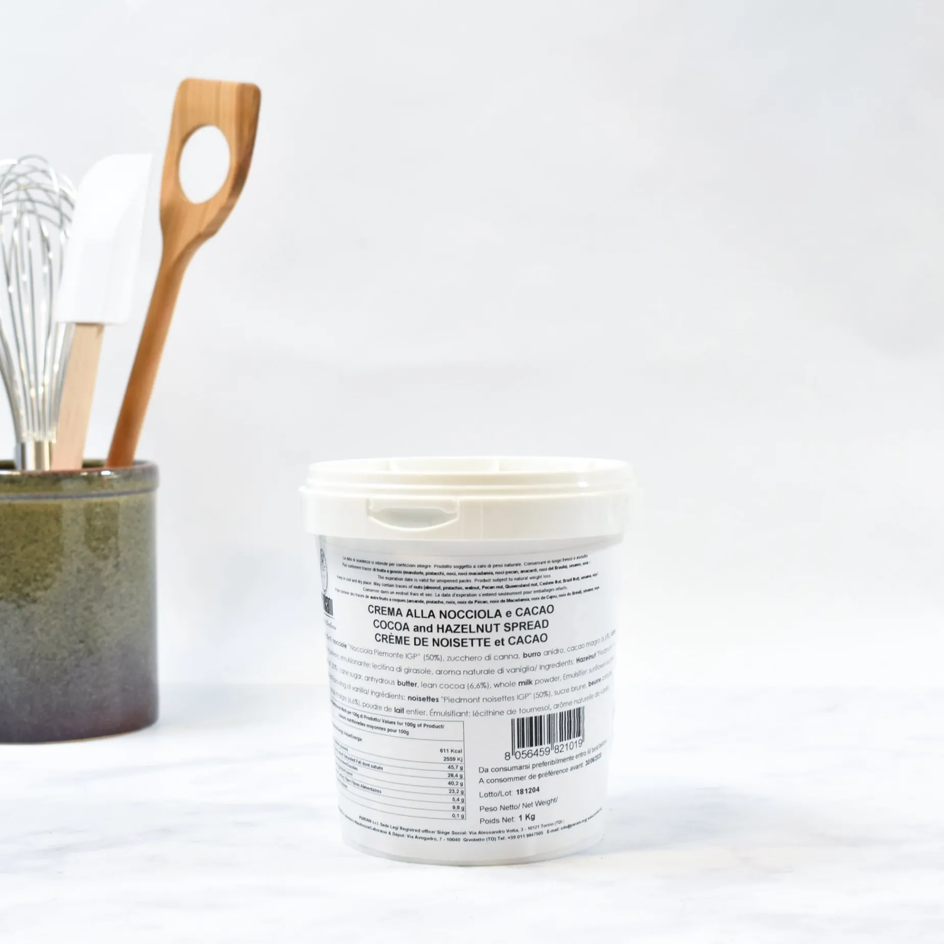 Italian Hazelnut Gianduja Paste, 1kg