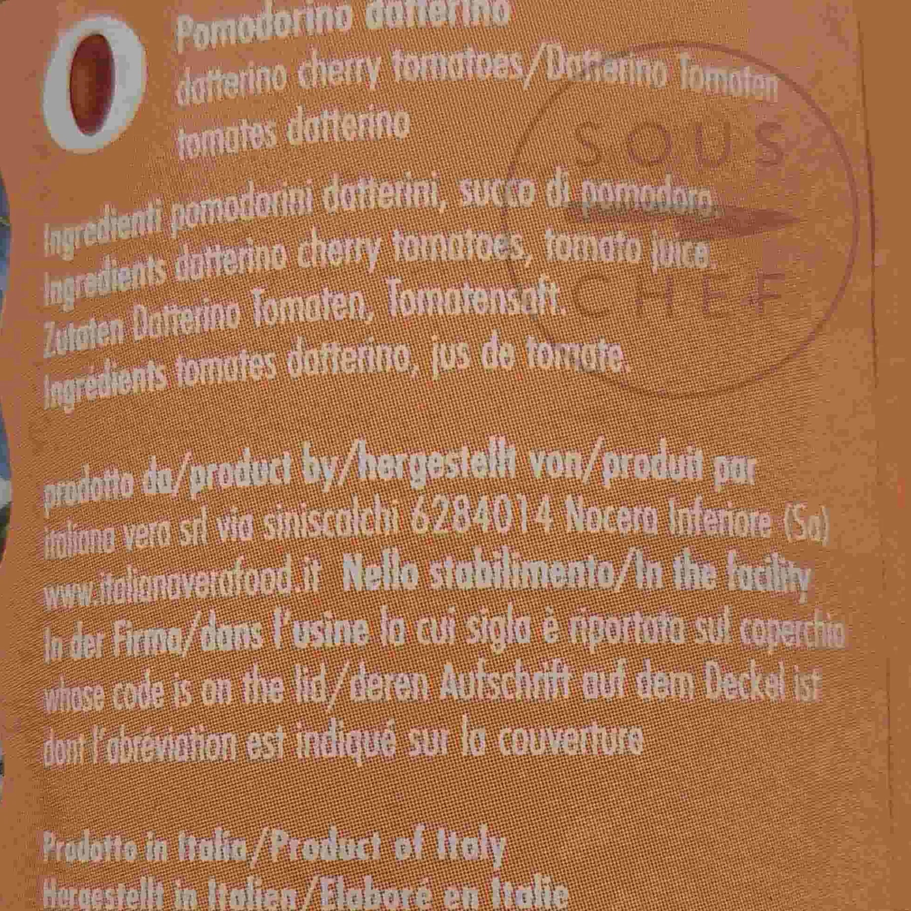 Italianavera Datterino Tomatoes in Botanical Tin, 400g