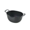 Japanese Iron Tempura Deep Frying Pot, 22cm