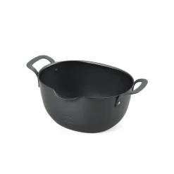 Japanese Iron Tempura Deep Frying Pot, 22cm
