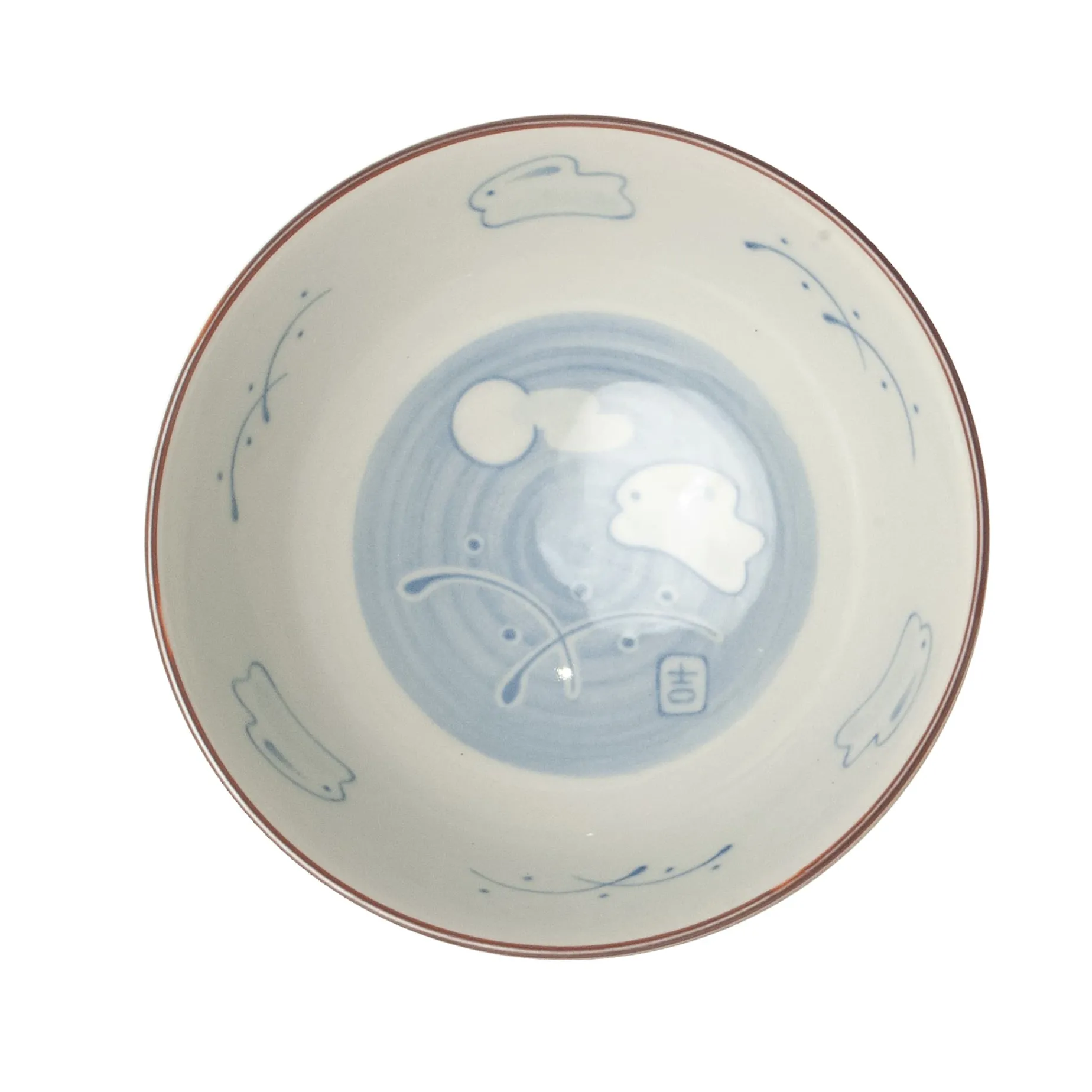 Japanese Rabbit Rice Bowl, 14cm
