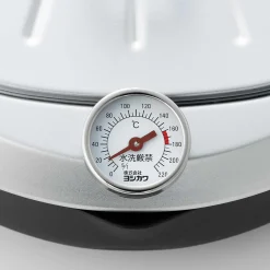 Japanese Tempura Frying Pot with Temperature Probe & Drip Rack