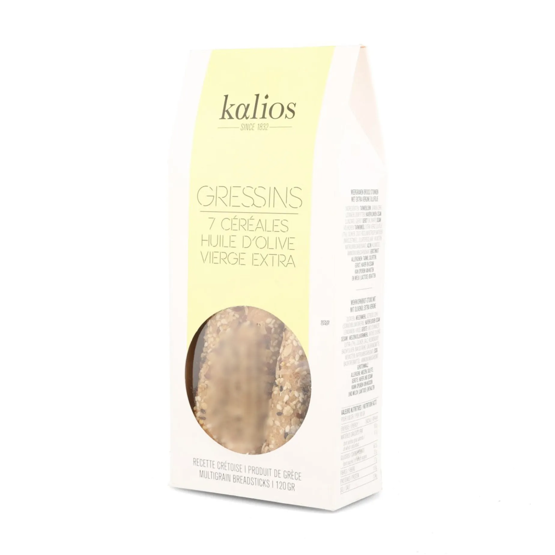 Kalios 7 Cereals Extra Virgin Olive Oil Cretan Breadsticks, 120g