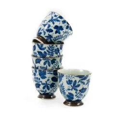 Kashiwa Blue Japanese Teacup Set