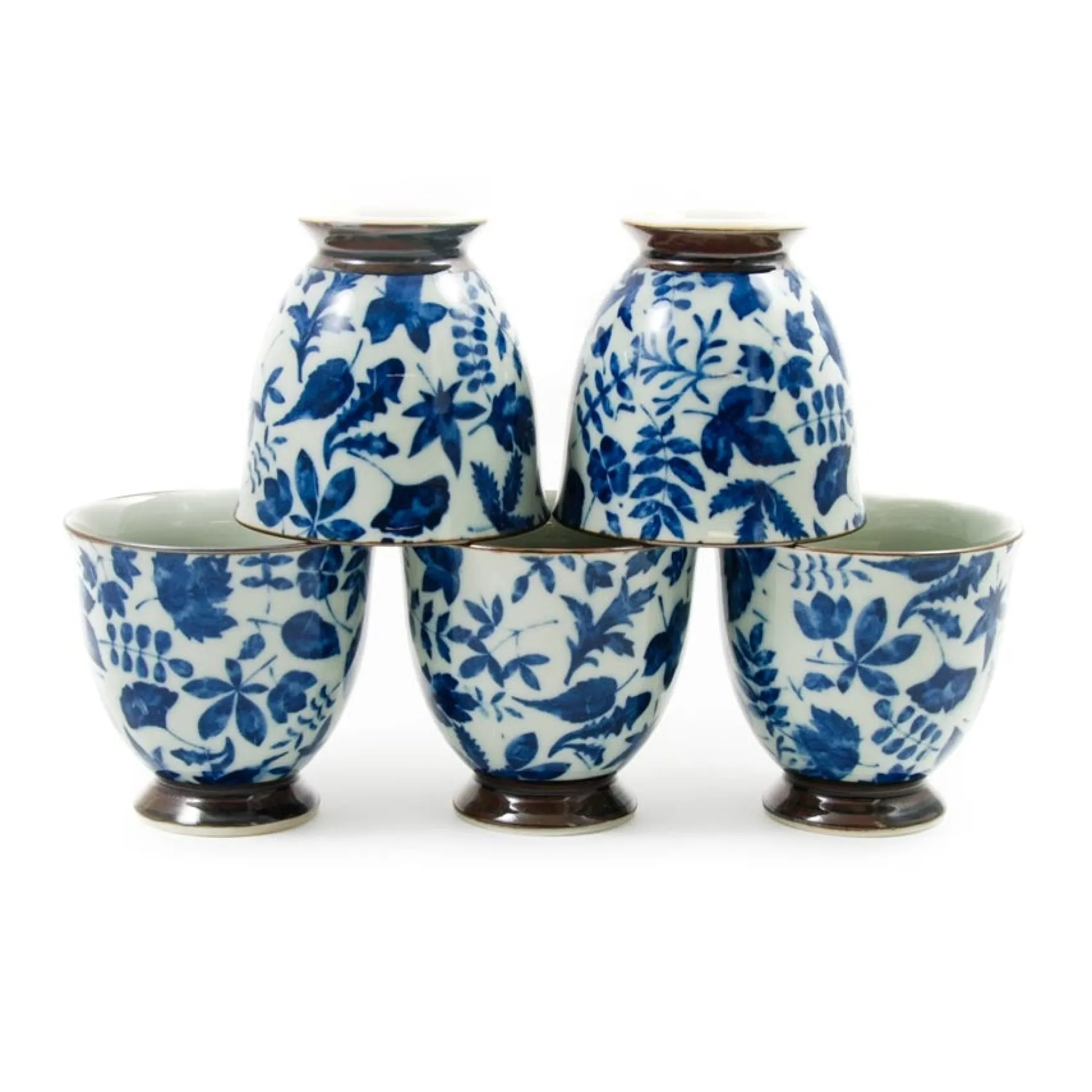 Kashiwa Blue Japanese Teacup Set